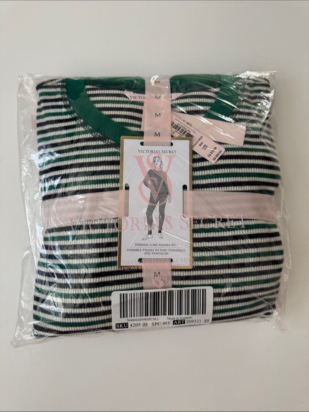 Victoria’s Secret thermal long pajama set